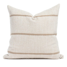 Load image into Gallery viewer, 22" Amber Stripe Pillow Cover - Live Beautiful Home
