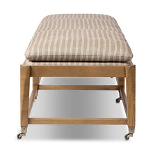 Load image into Gallery viewer, Sand Stripe Bench - Live Beautiful Home
