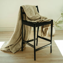 Load image into Gallery viewer, Textural Waffle Throw Blanket - Live Beautiful Home
