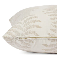 Load image into Gallery viewer, 20" Frond Indoor/Outdoor Pillow Cover | Sand - Live Beautiful Home
